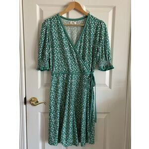 Max Studio Short Sleeve Faux Wrap Dress Size Small